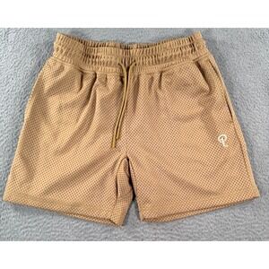 Politics Shorts Men's Small Brown Mesh Polyester Athletic Basketball Performance